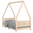 Estructura de cama para niños madera maciza de pino 80x160