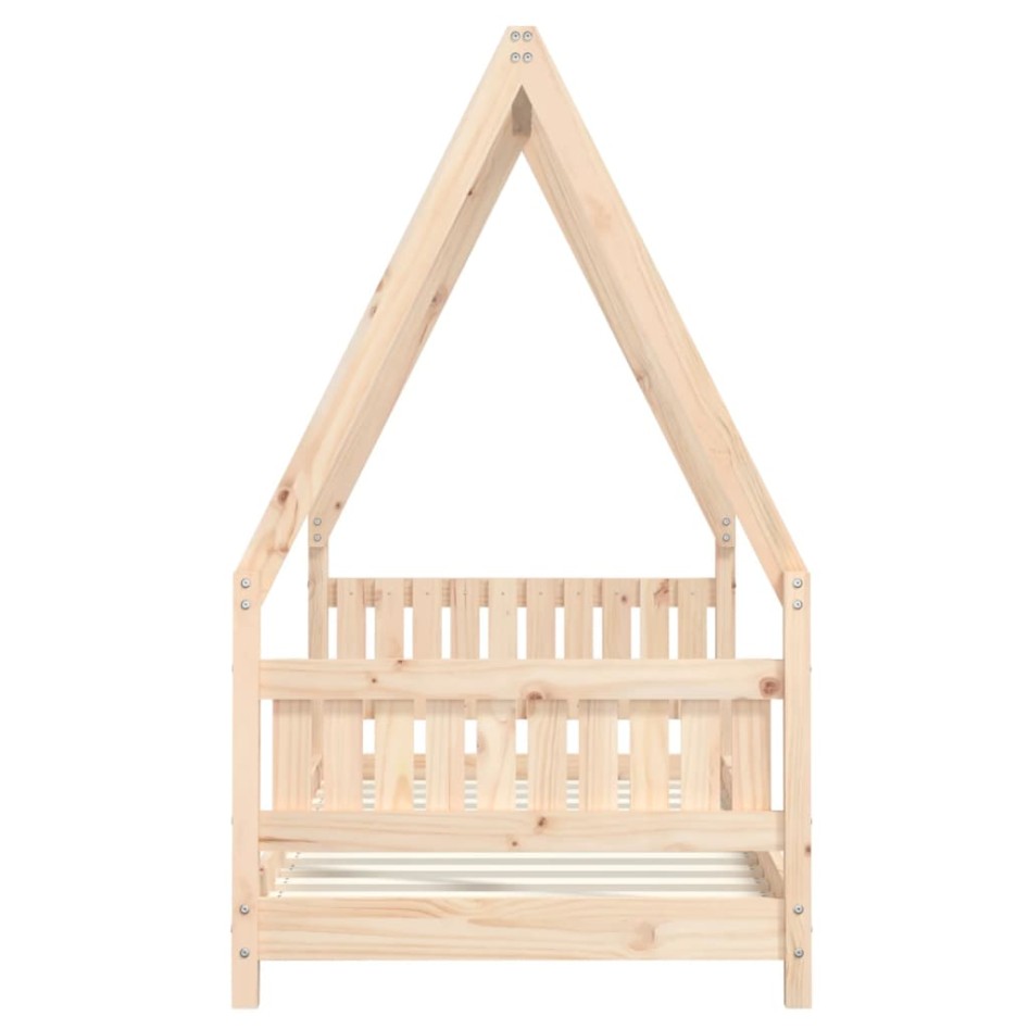 Estructura de cama para niños madera maciza de pino 80x160