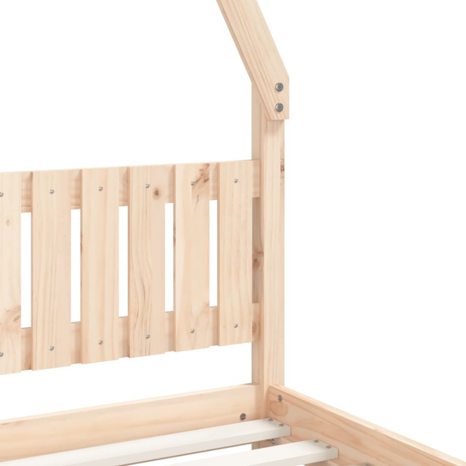 Estructura de cama para niños madera maciza de pino 80x160