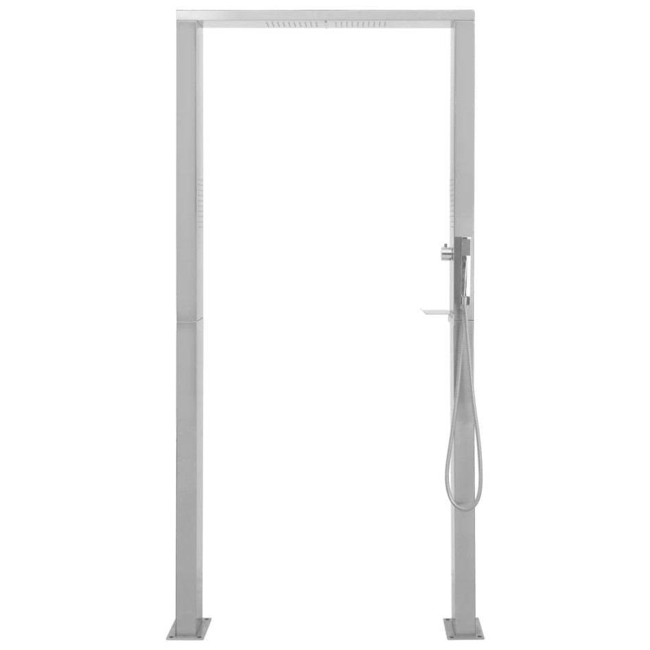 Ducha de exterior de acero inoxidable chorro