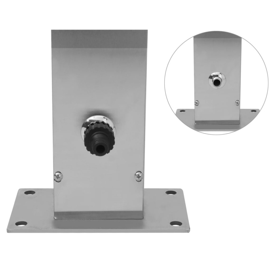 Ducha de exterior de acero inoxidable chorro