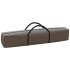 Carpa de fiesta plegable con paredes laterales gris taupe 2x2