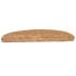 Alfombras de peldaños de escalera 15 uds beige 65x21x4