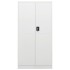 Armario de taquilla de acero blanco 90x40x180