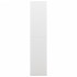 Armario de taquilla de acero blanco 90x40x180