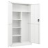 Armario de taquilla de acero blanco 90x40x180