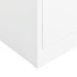 Armario de taquilla de acero blanco 90x40x180
