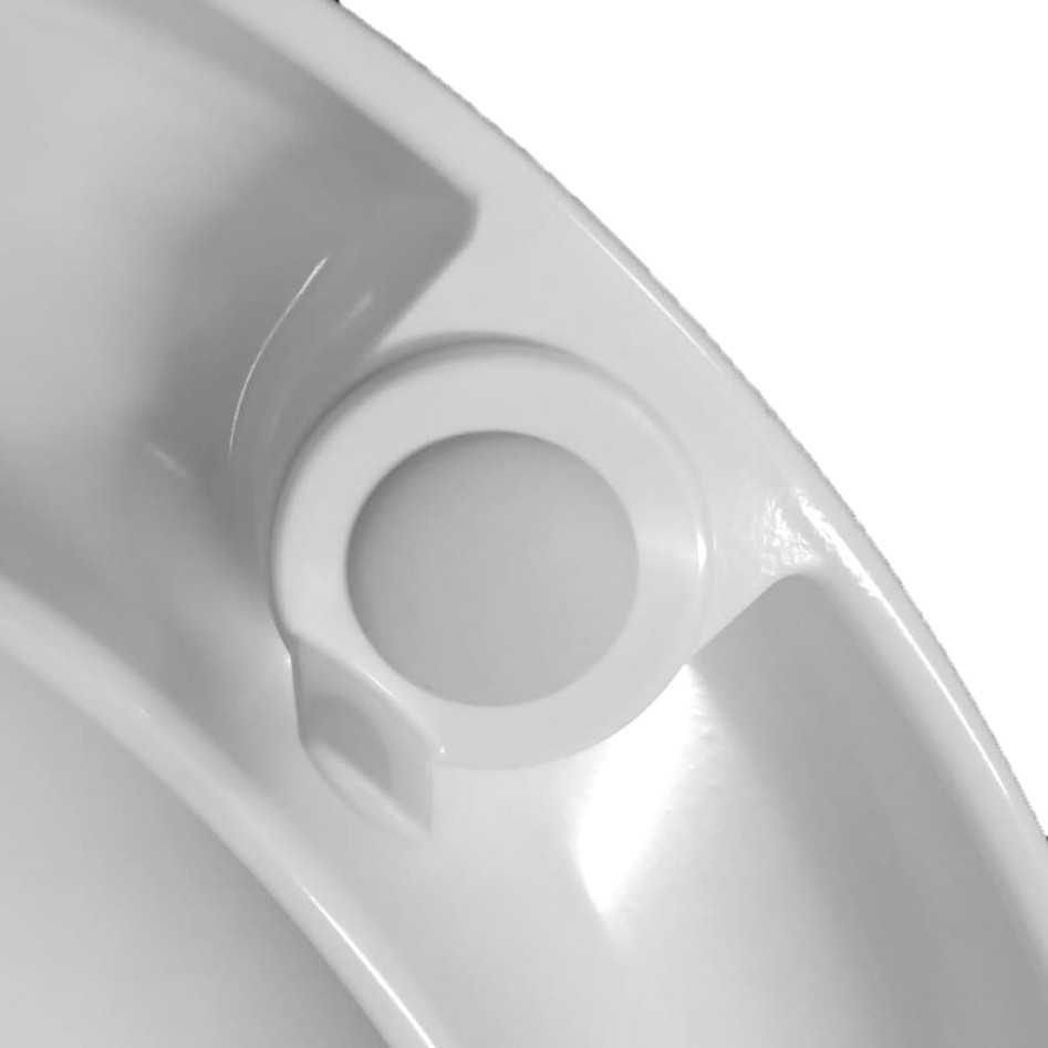 Tiger Asiento de inodoro con tapa Comfort Care muy