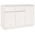 Aparador de madera maciza de pino blanco 110x34x75