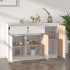 Aparador de madera maciza de pino blanco 110x34x75