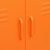 Armario de almacenamiento acero naranja 80x35x101,5