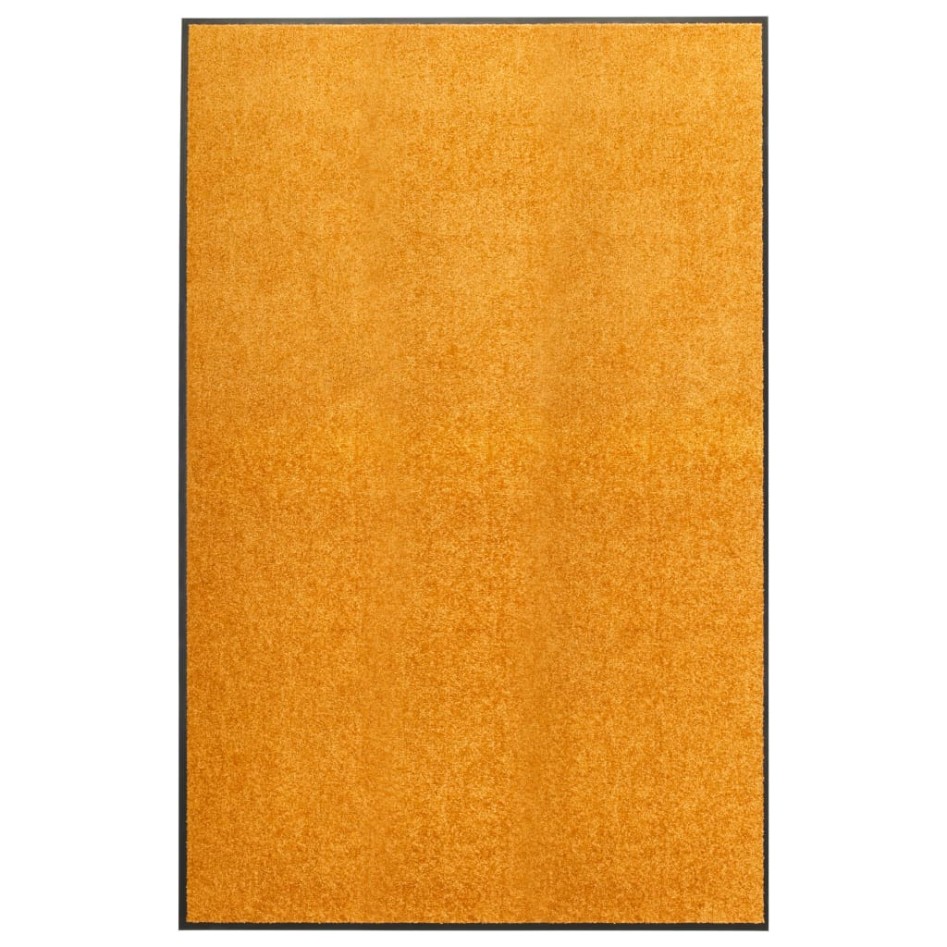 Felpudo lavable naranja 120x180