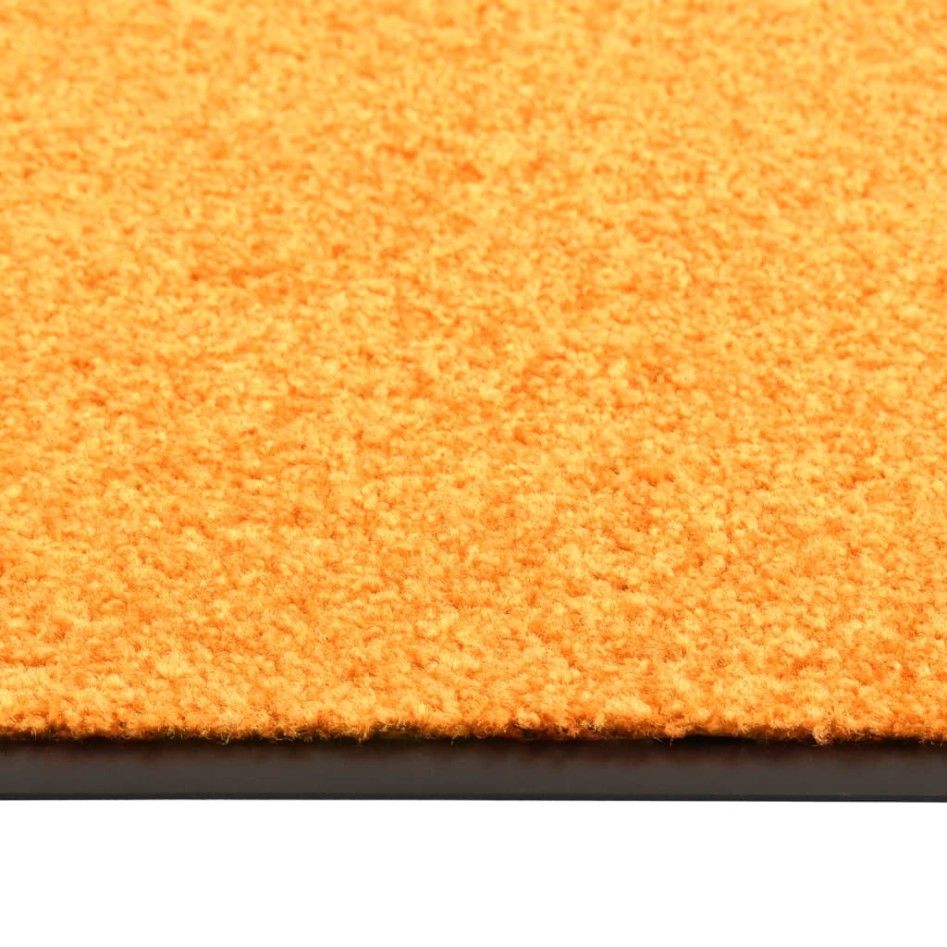 Felpudo lavable naranja 120x180