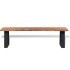 Banco de madera de acacia maciza 145