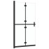 Mampara de ducha plegable vidrio ESG transparente 120x190