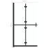 Mampara de ducha plegable vidrio ESG transparente 120x190