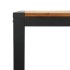 Mesa de jardín con patas en U madera maciza acacia 200x90x75