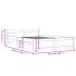 Estructura de cama sin colchón madera maciza 120x200