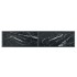 Mesa consola vidrio templado negro 160x35x75,5
