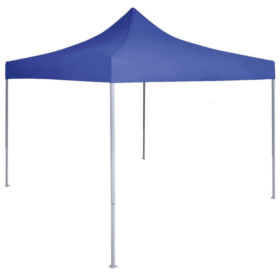 Carpa plegable profesional acero azul 2x2