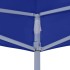 Carpa plegable profesional acero azul 2x2