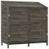 Cobertizo de jardín madera abeto maciza antracita 102x52x112