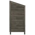 Cobertizo de jardín madera abeto maciza antracita 102x52x112