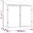 Cobertizo de jardín madera abeto maciza antracita 102x52x112