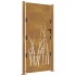 Puerta de jardín acero corten diseño hierba 105x205