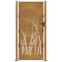 Puerta de jardín acero corten diseño hierba 105x205