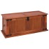 Baúl de almacenamiento de madera maciza de acacia 90x45x40
