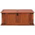 Baúl de almacenamiento de madera maciza de acacia 90x45x40