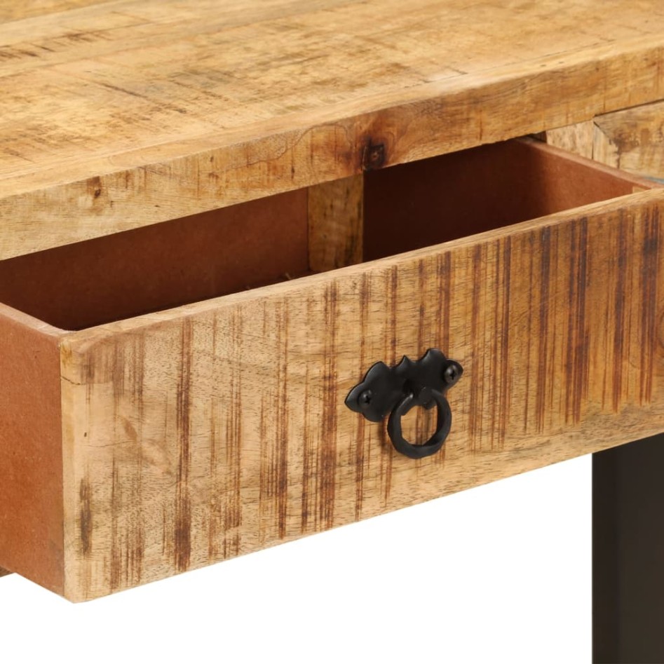 Mesa consola de madera maciza de mango 110x30x76