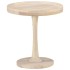 Mesa auxiliar de madera maciza de mango Ø50x55