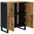 Aparador con 4 puertas madera maciza de mango 60x33x75