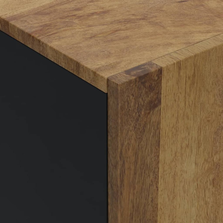 Aparador con 4 puertas madera maciza de mango 60x33x75