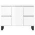 Mueble de baño madera de ingeniería blanco brillo 80x33x60