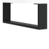 Mueble de baño madera de ingeniería blanco brillo 80x33x60