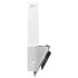 Campana extractora acero inox y vidrio templado plateado 60