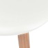 Sillas de comedor 6 unidades plástico