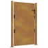 Puerta de jardín acero corten 105x130