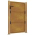 Puerta de jardín acero corten 105x130