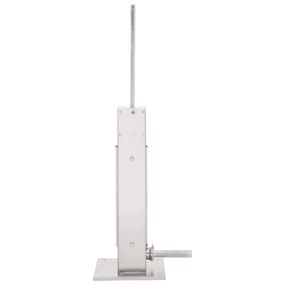 Embutidora manual de acero inoxidable plateado 7