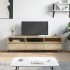 Mueble de TV madera contrachapada roble Sonoma 150x30x44,5