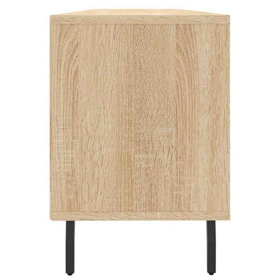 Mueble de TV madera contrachapada roble Sonoma 150x30x44,5