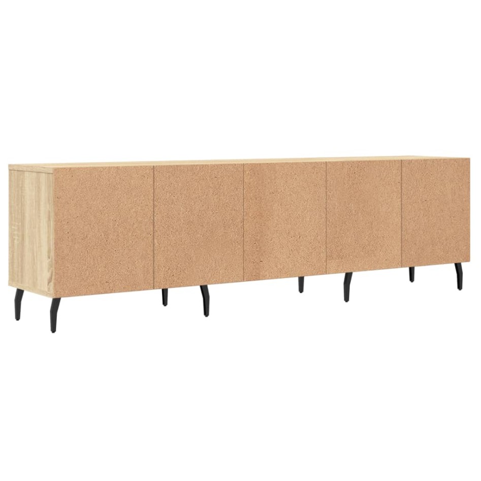 Mueble de TV madera contrachapada roble Sonoma 150x30x44,5