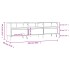 Mueble de TV madera contrachapada roble Sonoma 150x30x44,5
