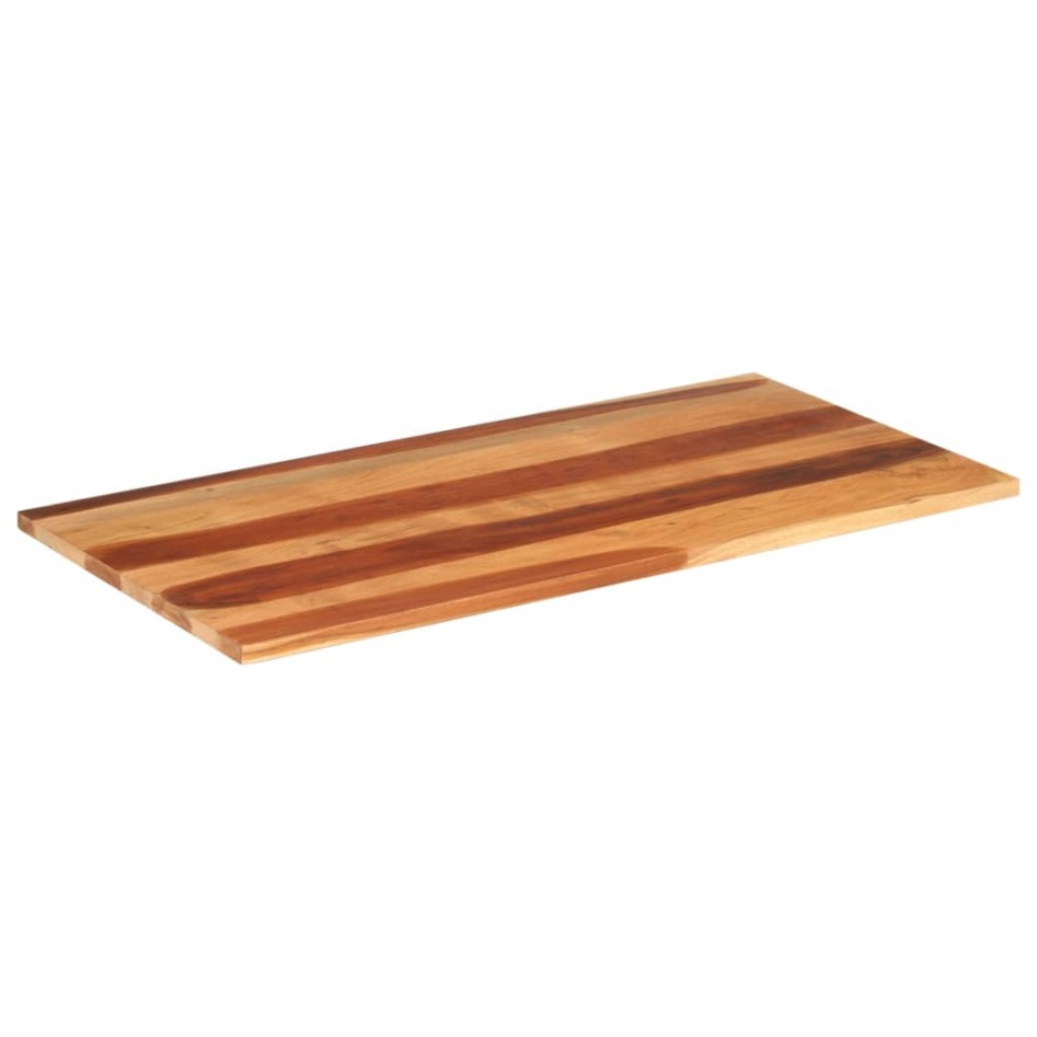 Tablero de mesa madera maciza de acacia 120x60x(2,5-2,7)
