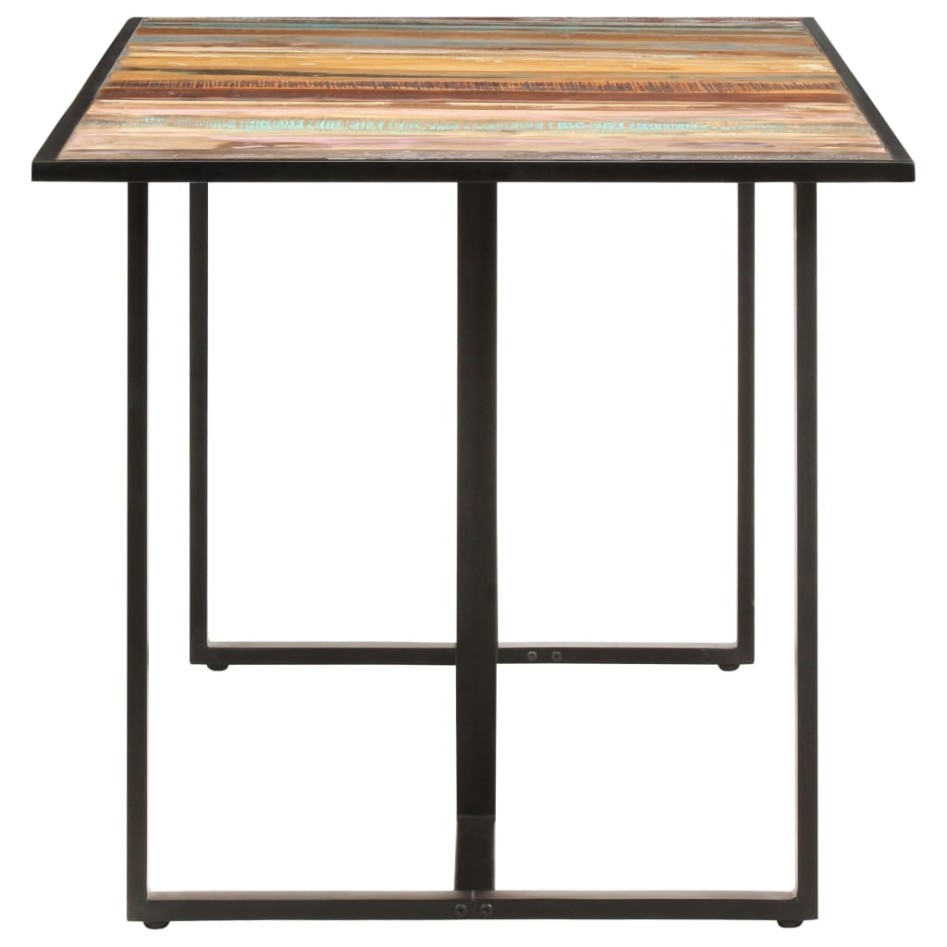 Mesa de comedor de madera maciza reciclada 160