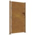 Puerta de jardín acero corten 105x205
